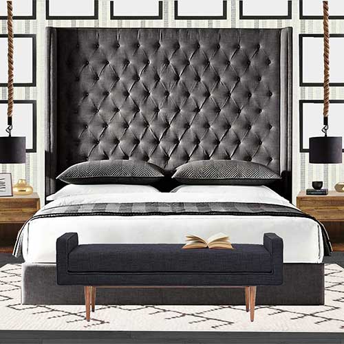 غرفة نوم بطابع رجالي