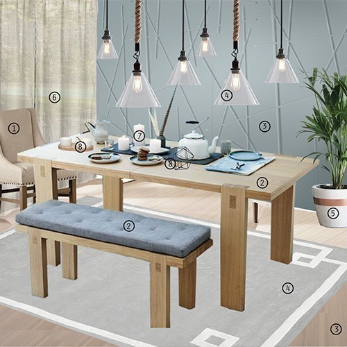 غرفة الطعام بخلطة من الستايلات؟!